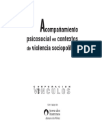 Acompañamiento Psicosocial en Contextos de Violencia Sociopolitica