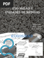 Rugosidad y Unidades de Medidas