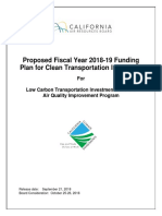 Proposed Fiscal Year 2018-19 Funding Plan For Clean Transportation Incentives