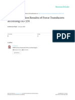 Force Calibration Results of Force Tranducers According ISO 376