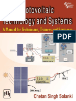 Solar Photovoltaic Technology and Systems: A Manual For Technicians, Trainers and Engineers