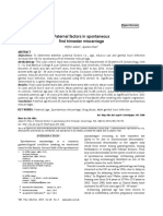 Paternal Factors in Spontaneous First Trimester Miscarriage: Original Article