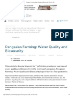 Pangasius Farming - Water Quality and Biosecurity - The Fish Site