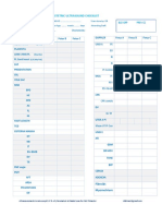 Obstetric Ultrasound Checklist: No of Fetuses: (1) (2) (3) . Chorionicity