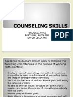 Counseling Skills: Balalad, Arvie Portugal, Ruffa Mae Saygo, Jelly Ann