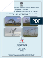 CEA Report On Failure of Transmission Towers - Oct 2016 To Mar 2018