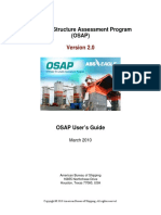 Offshore Structure Assessment Program (OSAP) : March 2010