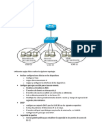 Utilizando Equipo Físico Realizar La Siguiente Topología