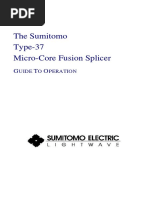 Sumitomo-Type37 Operation Manual PDF