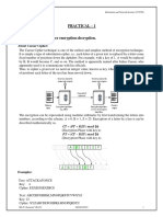 Practical - 1: About Caesar Cipher