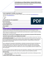 Application For To ParticipateThird Global Ministerial Conference On Road Safety Submit NGO Details