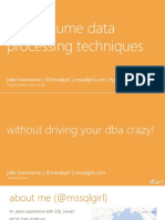 High Volume Data Processing Techniques: Lobsterpot Solutions - March 26, 2013