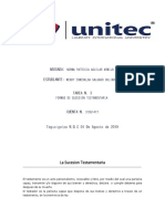 Tarea 3. Formas de Sucesión Testamentaria