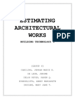 Estimating Architectural Works: Building Technology 4