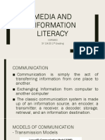 Media and Information Literacy