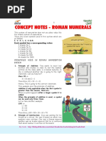 Concept Notes - Roman Numerals