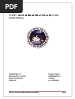 Mental Health Continuum