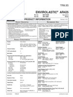 Envirolastic AR 425 Data Page