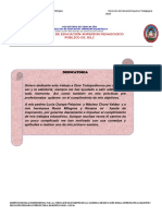 ESQUEMA PARA EL INFORME DE PRACTICA PRE PROFESIONAL DE LOS SEMESTRES I y III SEME - CLAUDIA