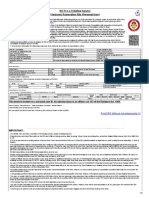 Irctcs E-Ticketing Service Electronic Reservation Slip (Personal User)