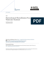 Electrochemical - Electroflotation Process For Dye Wastewater Treat