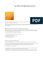 Electrocardiogram (ECG) and High Blood Pressure