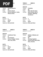 Eterm 2 Week 1 Term 2 Week 3: January 6-10, 2019 January 20-24, 2019