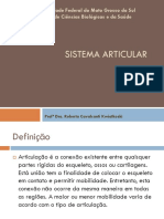 1 - Introdução Aos Sistema Articular