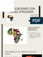 Negociación Con Africa