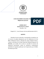 AP2853-2017 (50167) Recurso de Queja Solo Procede Contra Autos Que Procede Apelaacion