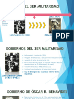 Gobiernos Del 3er Militarismo