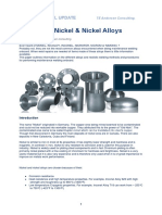 Technical Update Welding of Nickel Nikel Alloys