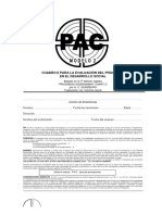 Pac 2 - Cuadro Ii para La Evaluación Del Progreso en El Desarrollo Social