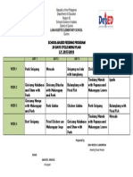 School-Based Feeding Program 20 Days Cycle Menu Plan S.Y. 2017-2018