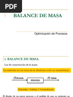 Balance de Masa