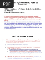 Apresentação Roteiro Psep-02 - 1º Semestre de 2016