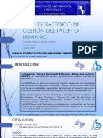 Plan de Gestión del Talento Humano para el desarrollo de los ejes  transversales de formación en cuanto a los niveles de competencias y conocimientos organizacionales en cada uno de los docentes-jefes y coordinadores, siendo estas responsabilidad directa de la UNEXPO