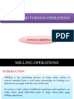 Milling and Turning Operations