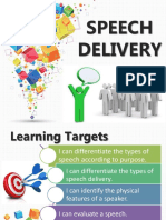 Speech Delivery