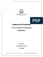 AAP - Recomendações de Matemática - 6º Ano Do Ensino Fundamental