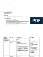 Nutrition Outline