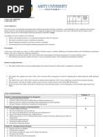 Course Title: Marketing Management Course Code: MKTG601 Credit Units: TWO