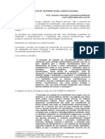 Princípios Da Interpretação Constitucional