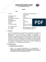 Fundamentos de Programacion y Computacion