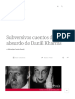 Subversivos Cuentos Del Absurdo de Daniil Kharms - Círculo de Poesía