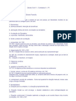 Civil V - Contratos II - Doação, Emprestimo, Comodato, Mútuo, Empreitada, Depósito, Fiança PUCRs