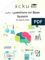 CAT Questions On Base System