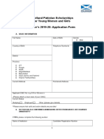 Bachelors Application Form 2019 - 20 0