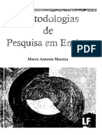 Marco Antônio Moreira - Metodologias de Pesquisa em Ensino-Editora Livraria Da Física (2011)