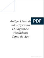 Dokumen - Tips Antigo Livro de Sao Cipriano o Gigante e Verdadeiro Capa de Aco